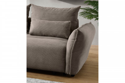 Amaro von Benformato - Polstergarnitur links grau-braun