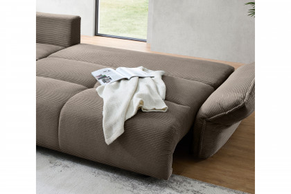 Amaro von Benformato - Polstergarnitur links grau-braun