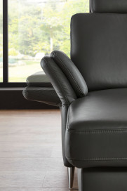 PN-EM18013 von Polinova - Ledergarnitur Ausführung rechts anthrazit