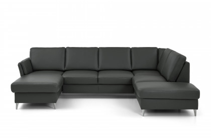 PN-EM18013 von Polinova - Ledergarnitur Ausführung rechts anthrazit