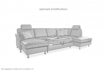 PN-EM18013 von Polinova - Ledergarnitur Ausführung rechts anthrazit