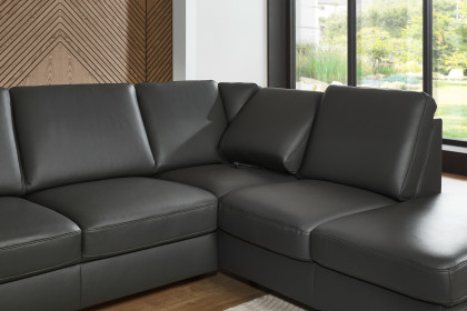 PN-EM18013 von Polinova - Ledergarnitur Ausführung rechts anthrazit