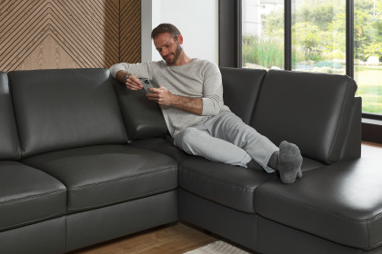 PN-EM18013 von Polinova - Ledergarnitur Ausführung rechts anthrazit