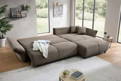 Amaro von Benformato - Polstergarnitur rechts grau-braun