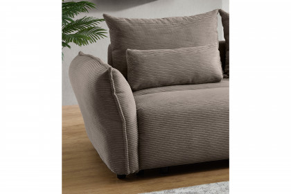 Amaro von Benformato - Polstergarnitur rechts grau-braun