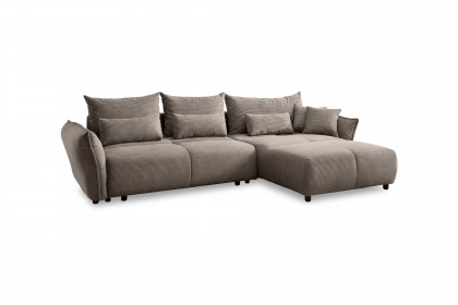 Amaro von Benformato - Polstergarnitur rechts grau-braun