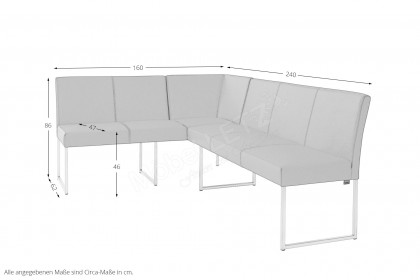 Nova von Musterring - Eckbankgruppe in Geel