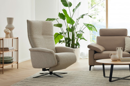 CL 334 von Erpo Polstermöbel - Relaxsessel creme