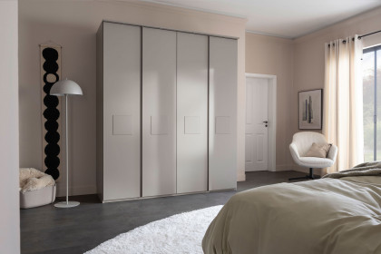Multiline von SCHÖNER WOHNEN - 4-türiger Schrank Lack seidengrau