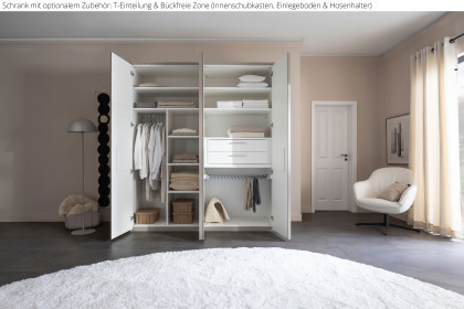 Multiline von SCHÖNER WOHNEN - 4-türiger Schrank Lack seidengrau