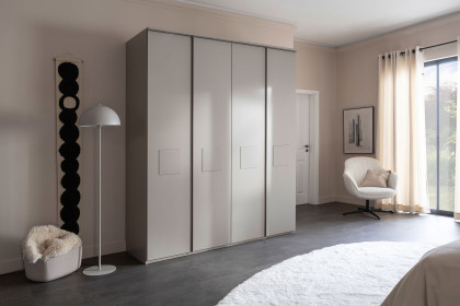 Multiline von SCHÖNER WOHNEN - 4-türiger Schrank Lack seidengrau