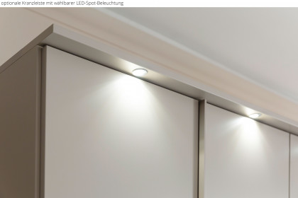 Multiline von SCHÖNER WOHNEN - 4-türiger Schrank Lack seidengrau