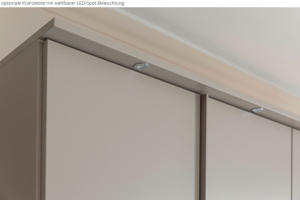 Multiline von SCHÖNER WOHNEN - 4-türiger Schrank Lack seidengrau