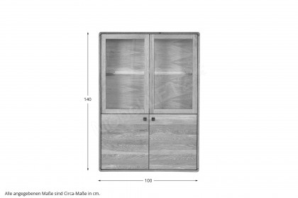 Cubenhavn von BODAHL MØBLER - Highboard mit Glastüren