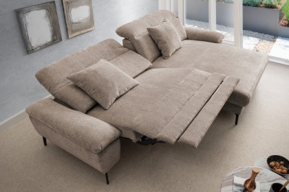 Cancelli von Benformato - Ecksofa Ausführung rechts braun