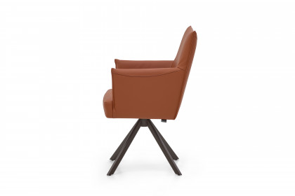 Nilan von Musterring - Armlehnenstuhl in Saddlebrown