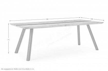 Nilan von Musterring - Esstisch Wildeiche geölt