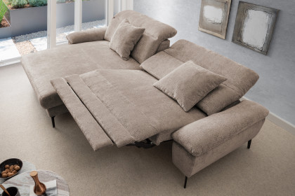 Cancelli von Benformato - Ecksofa Ausführung links braun