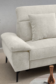 Cancelli von Benformato - Eckcouch Ausführung rechts creme