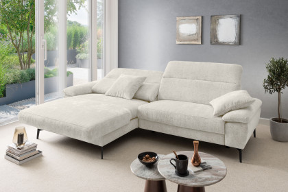 Cancelli von Benformato - Eckcouch Ausführung links creme