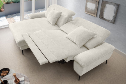 Cancelli von Benformato - Eckcouch Ausführung links creme