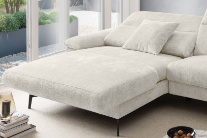 Cancelli von Benformato - Eckcouch Ausführung links creme