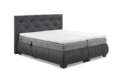 Mansura von ED-Lifestyle - Boxspringbett anthrazit