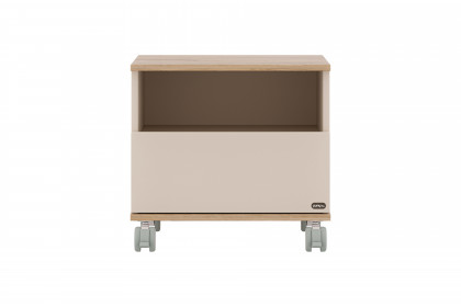 Hazel von YUNY by Paidi - Rollcontainer cashmere-beige - Eiche-Montana