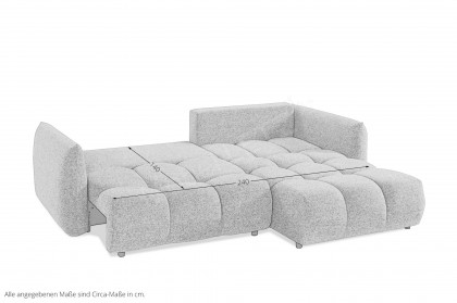 Livonia von Exxpo - Polstergarnitur rechts mokka