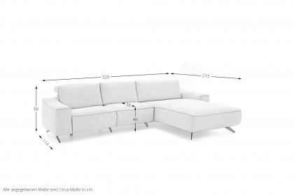 MR 9450 von Musterring - Ecksofa rechts naturel