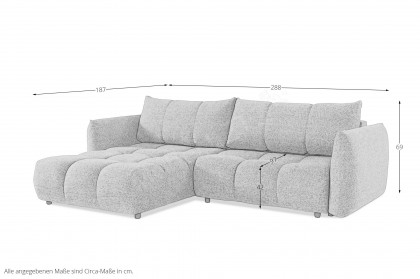 Livonia von Exxpo - Polstergarnitur Variante links beige