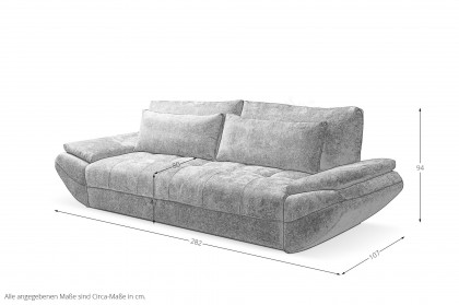 Elma-LE26 von Exxpo - Einzelsofa Variante taupe