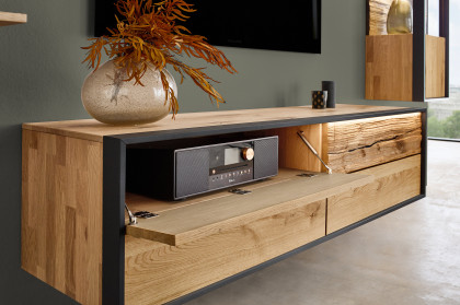 Steel living von Thielemeyer - Lowboard 720293 Wildeiche gebürstet