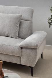 Cancelli von Benformato - Polstergarnitur links silber