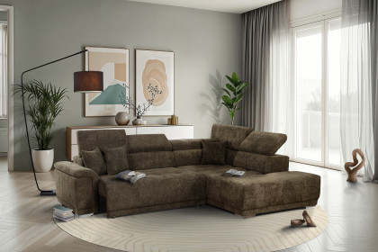 Fondi von Grant Factory - Eckcouch rechts dunkelgrün