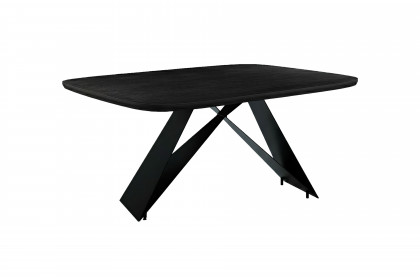 Black Smooth von SIT Möbel - Esstisch mit Wangengestell