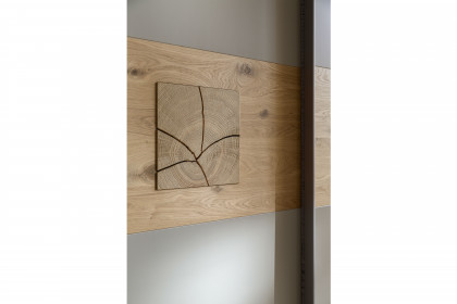 Multiline von SCHÖNER WOHNEN - Schweber Balkeneiche/ satingrau 2-türig