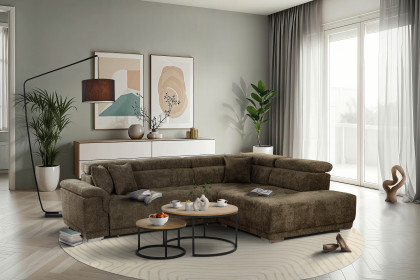 Fondi von Matex - Eckcouch rechts dunkelgrün