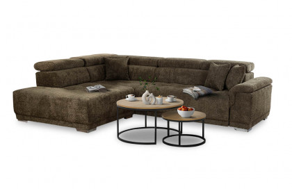 Fondi von Matex - Eckcouch links dunkelgrün