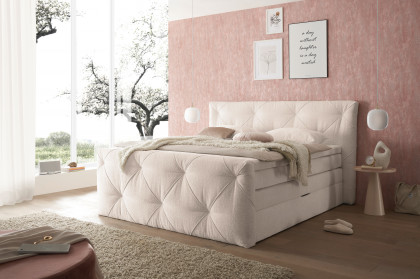 Indiana-Dream von ED-Lifestyle - Boxspringbett 180 ivory