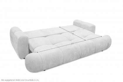 Alessano von Exxpo - Polstercouch Variante grey