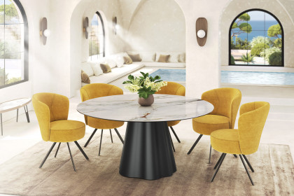 Piana von Akante - Esszimmertisch in Marmoroptik Fiorentino