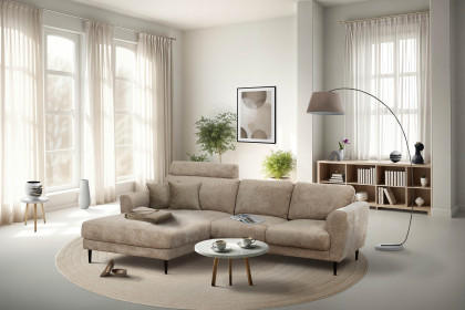 Malibu-LE24 von Grant Factory - Eckcouch links sand