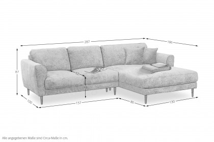 Malibu-LE24 von Matex - Eckcouch rechts sand