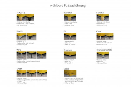 Topmotion-Dream von Ole Gunderson - Polsterbett KT TM 19 P sand