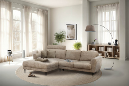 Malibu-LE24 von Matex - Eckcouch links sand