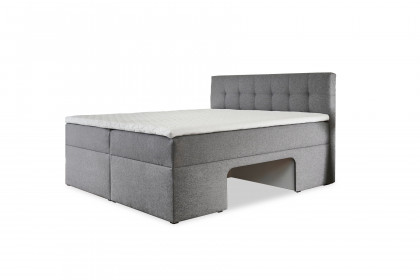 Petty von Sofa-Team - Boxbett mit Haustierhöhle hellgrau