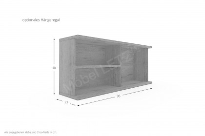 Achat von Priess - Kastenbett mit Schubkästen Artisan Eiche/ lichtweiß