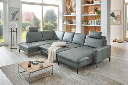 PN-EM20028 von Polinova - Polstergarnitur Ausführung links steel