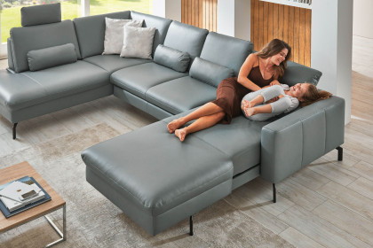 PN-EM20028 von Polinova - Polstergarnitur Ausführung links steel